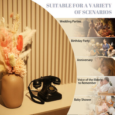 USB Телефонное сообщение Гостевая книга 32 ГБ Аудио Гостевая книга Свадьба для особых случаев